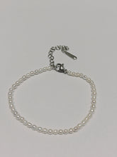 Load image into Gallery viewer, Mini Freshwater Pearl Bracelet 2-3mm with Stainless Steel Clasp