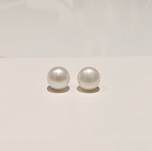 Load image into Gallery viewer, Freshwater Pearl Stud Earrings 9-10mm in Sterling Silver