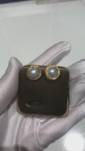 Load and play video in Gallery viewer, Blue Planet Akoya Sea Pearl 8.5-9MM Studs