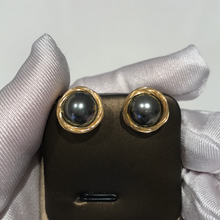 Load image into Gallery viewer, Sterling Silver Tahitian Sea Pearl 9-10MM Studs
