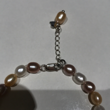 Load image into Gallery viewer, Candy Coloured Oval Pearl Bracelets