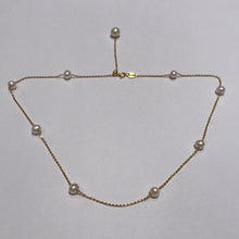 Load image into Gallery viewer, Adjustable Freshwater Pearls and Sterling Silver Necklaces