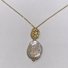 Load image into Gallery viewer, Coin and Freshwater Baroque Pearl Necklaces