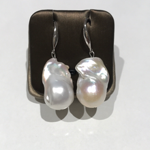 Load image into Gallery viewer, Sterling Silver Massive Baroque Freshwater Pearl Earrings