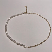 Load image into Gallery viewer, Pearl and Chain Necklaces