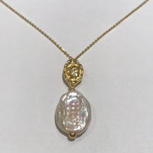 Load image into Gallery viewer, Coin and Freshwater Baroque Pearl Necklaces