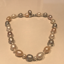 Load image into Gallery viewer, Mixed Size and Colour Pearl Necklaces