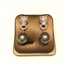Load image into Gallery viewer, Leopard Sterling Silver Tahitian Sea Pearls