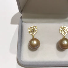 Load image into Gallery viewer, Golden Freshwater Pearls Earrings 03