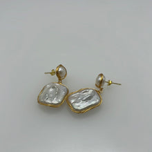 Load image into Gallery viewer, Freshwater Pearl Earrings 8-9mm in 14K Gold Filled