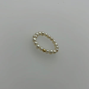 Elastic Pearl Ring 02