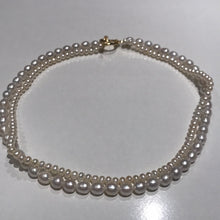 Load image into Gallery viewer, Two Strand Freshwater Pearl Necklaces