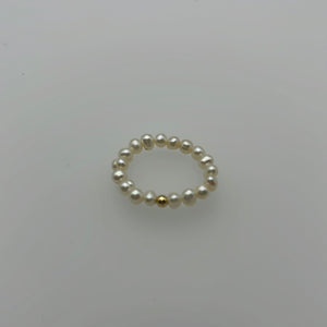 Elastic Pearl Ring 02