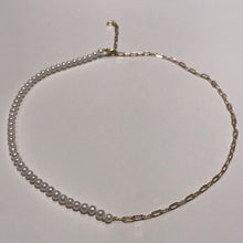 Load image into Gallery viewer, Pearl and Chain Necklaces
