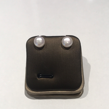 Load image into Gallery viewer, 6-7 MM Pearl Studs ( Golden)