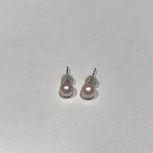 Load image into Gallery viewer, 18K Golds 4-5MM Akoya Sea Pearl Studs