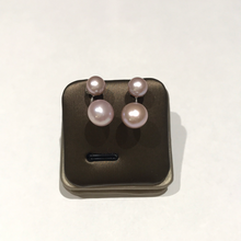 Load image into Gallery viewer, Double Pearls Studs