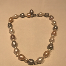 Load image into Gallery viewer, Mixed Size and Colour Pearl Necklaces