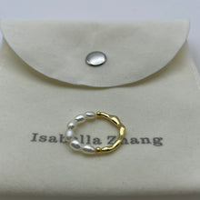 Load image into Gallery viewer, Elastic Pearl Ring 05
