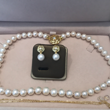 Load image into Gallery viewer, Camellia Sterling Silver And Premium Round Pearl Sets