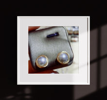 Load image into Gallery viewer, Blue Planet Akoya Sea Pearl 8.5-9MM Studs
