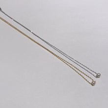 Load image into Gallery viewer, Sterling Silver and Tiny Freshwater Pearl Necklaces