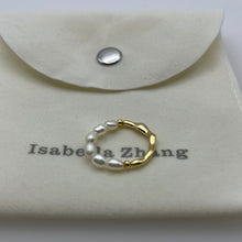 Load image into Gallery viewer, Freshwater Pearl Ring in 14K Gold Filled