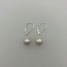 Load image into Gallery viewer, French Wire and Baroque Pearl Earrings