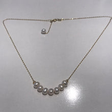 Load image into Gallery viewer, Smile Freshwater Pearl Necklaces Golden