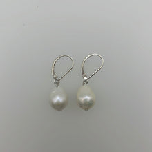 Load image into Gallery viewer, French Wire and Baroque Pearl Earrings