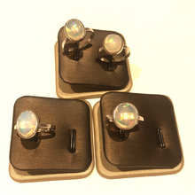 Load image into Gallery viewer, Adjustable Pearl Ring in Sterling Silver