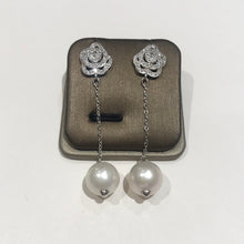 Load image into Gallery viewer, Camellia Silver Earrings