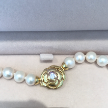 Load image into Gallery viewer, Camellia Sterling Silver And Premium Round Pearl Sets