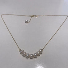 Load image into Gallery viewer, Smile Freshwater Pearl Necklaces Golden