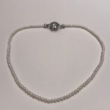 Load image into Gallery viewer, 5MM Pearl Necklaces With Camellia CLASP