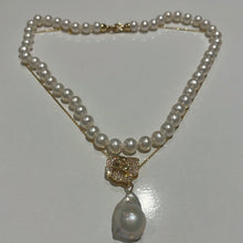 Load image into Gallery viewer, Rose 8-9 MM Premium Freshwater Pearl Set