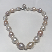Load image into Gallery viewer, Mixed Size and Colour Pearl Necklaces