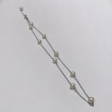 Load image into Gallery viewer, Adjustable Freshwater Pearls and Sterling Silver Necklaces
