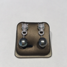 Load image into Gallery viewer, Leopard Sterling Silver Tahitian Sea Pearls