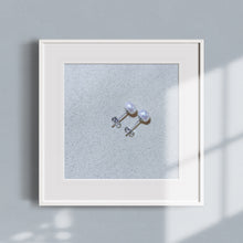 Load image into Gallery viewer, 5-6MM Pearl Studs
