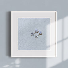 Load image into Gallery viewer, 5-6MM Pearl Studs