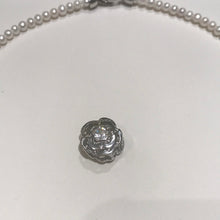 Load image into Gallery viewer, 5MM Pearl Necklaces With Camellia CLASP