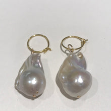 Load image into Gallery viewer, Sterling Sliver Massive Baroque Earrings