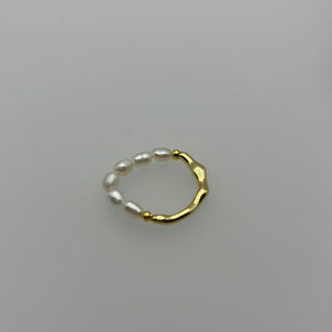 Elastic Pearl Ring 05