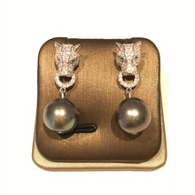 Load image into Gallery viewer, Leopard Sterling Silver Tahitian Sea Pearls