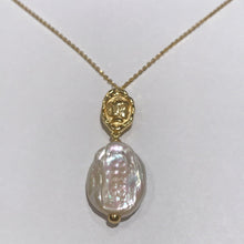 Load image into Gallery viewer, Coin and Freshwater Baroque Pearl Necklaces