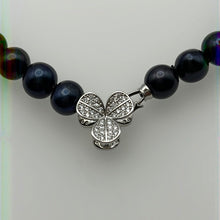 Load image into Gallery viewer, 9-10MM Black Freshwater Pearl Necklaces