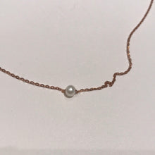 Load image into Gallery viewer, Sterling Silver and Tiny Freshwater Pearl Necklaces