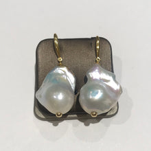 Load image into Gallery viewer, Sterling Silver Massive Baroque Freshwater Pearl Earrings