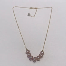 Load image into Gallery viewer, Smile Freshwater Pearl Necklaces Golden
